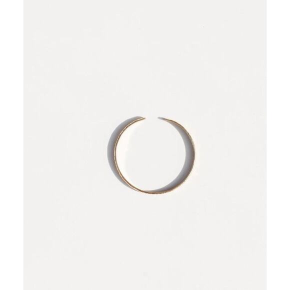 New Our Spare Change Skinny Floral Cuff Bracelet 18K Gold Plated - Picture 12 of 16